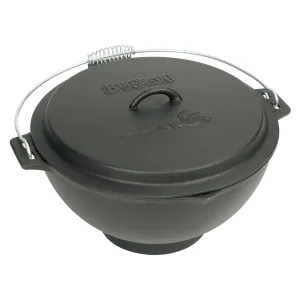 3-gal Cast Iron Jambalaya Kettle with Lid