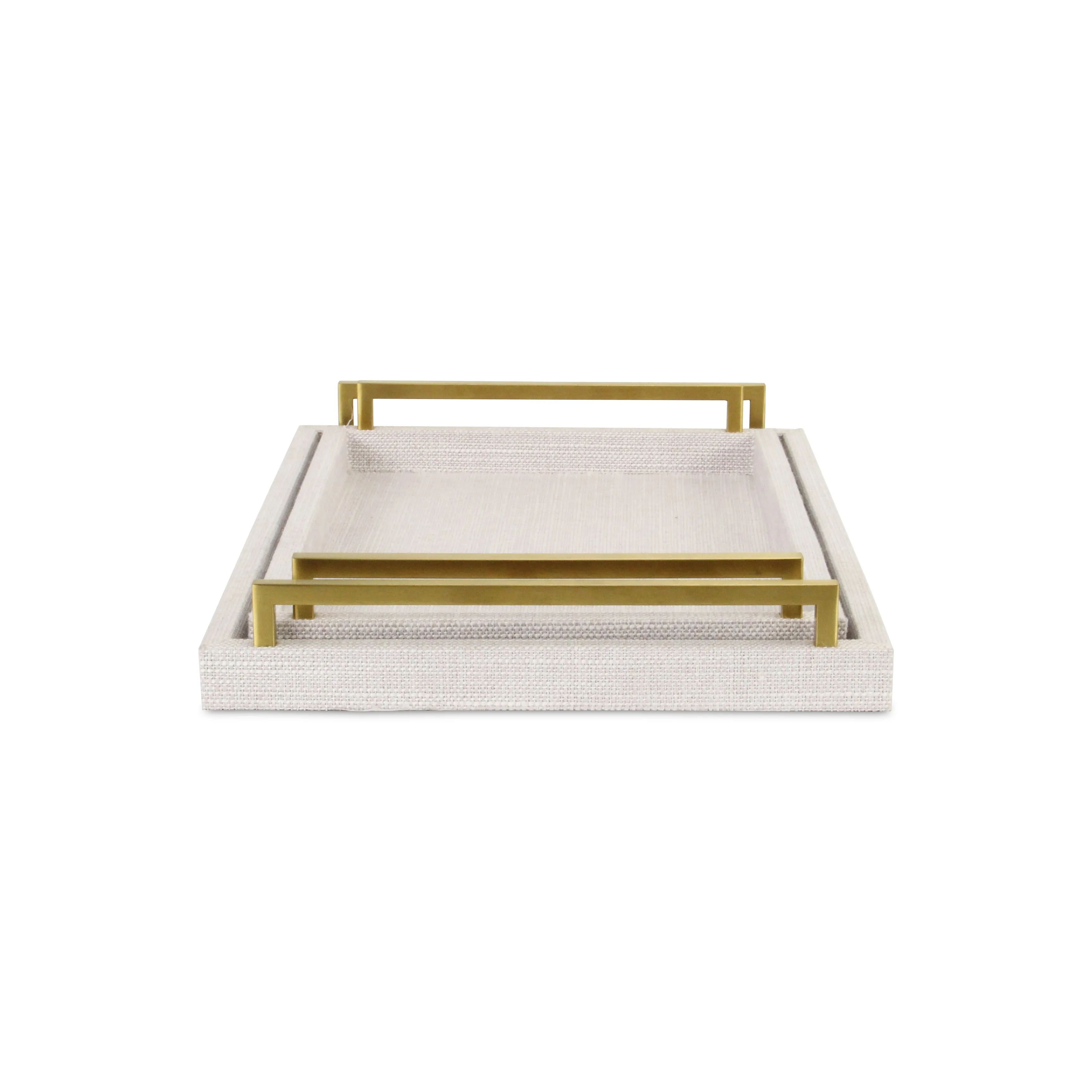 5826-2WTL - Lusan Dark White Linen Tray