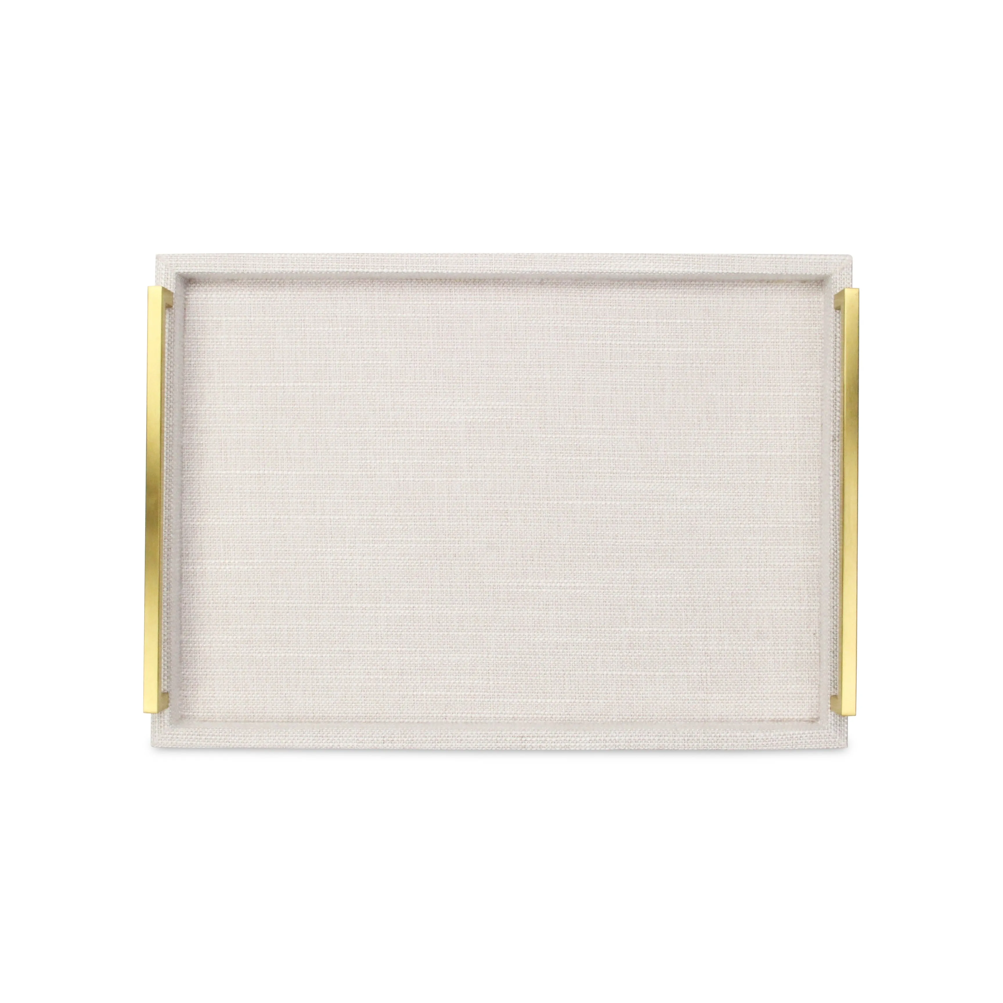 5826-2WTL - Lusan Dark White Linen Tray