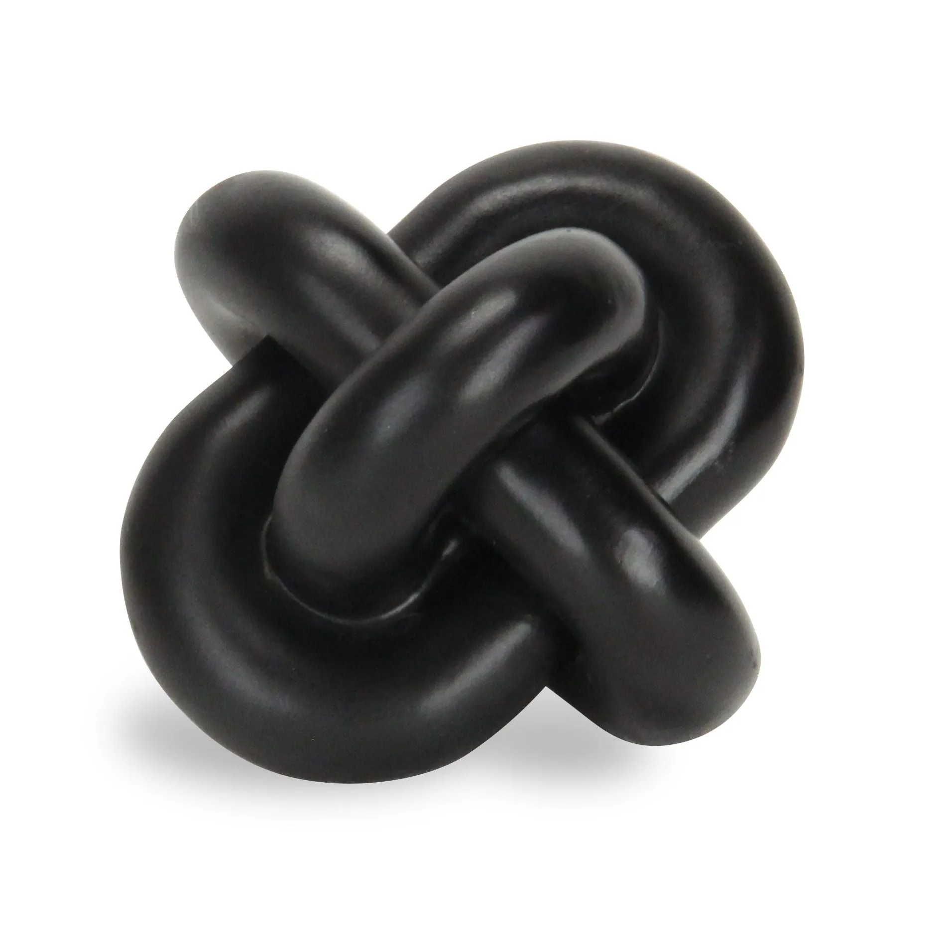 5953BK - Minyoro Resin Chain Knot - Black