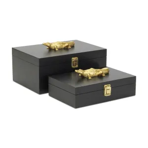 6048-2CRBK - Canorus Alligator Accent Box Set