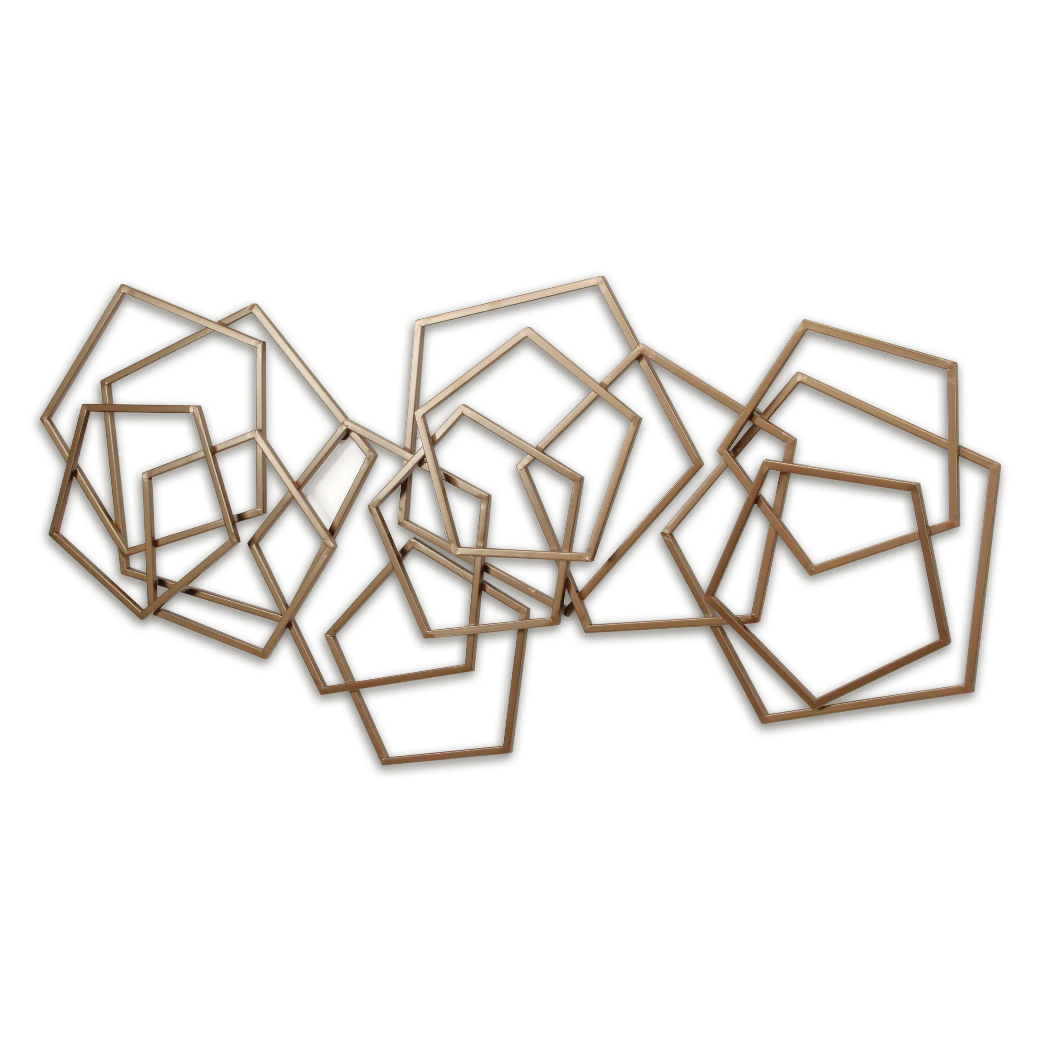 6092BZ - Astraga Pentagon Wall Art - Bronze