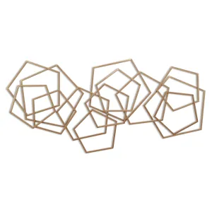 6092BZ - Astraga Pentagon Wall Art - Bronze