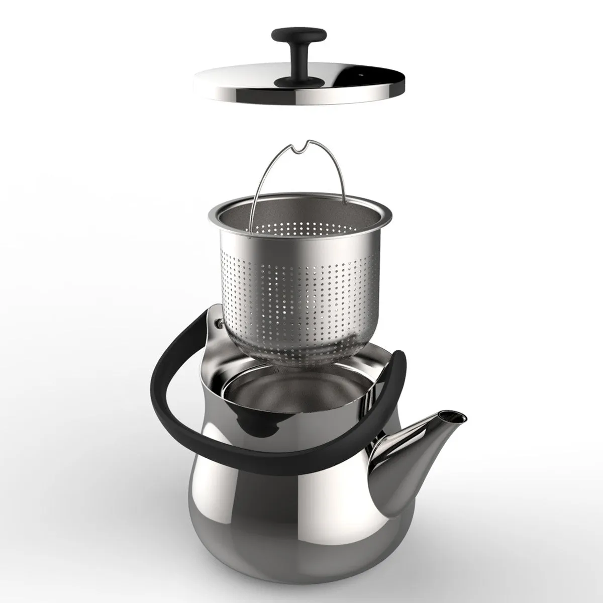 Alessi Cha Kettle and Teapot