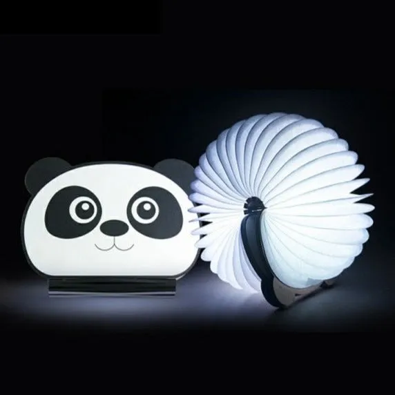 Animals Led Night Light Portable Foldable USB Book Lamp for Kid's Room