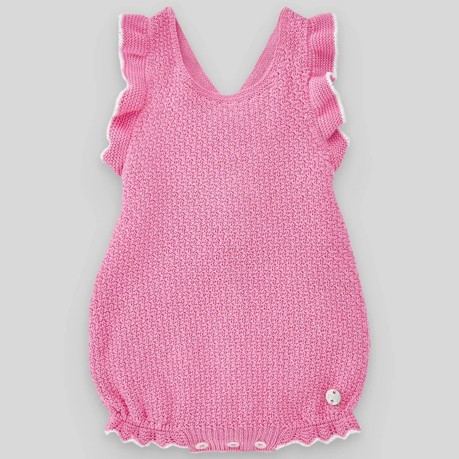 Arcoiris Pink Knit Romper