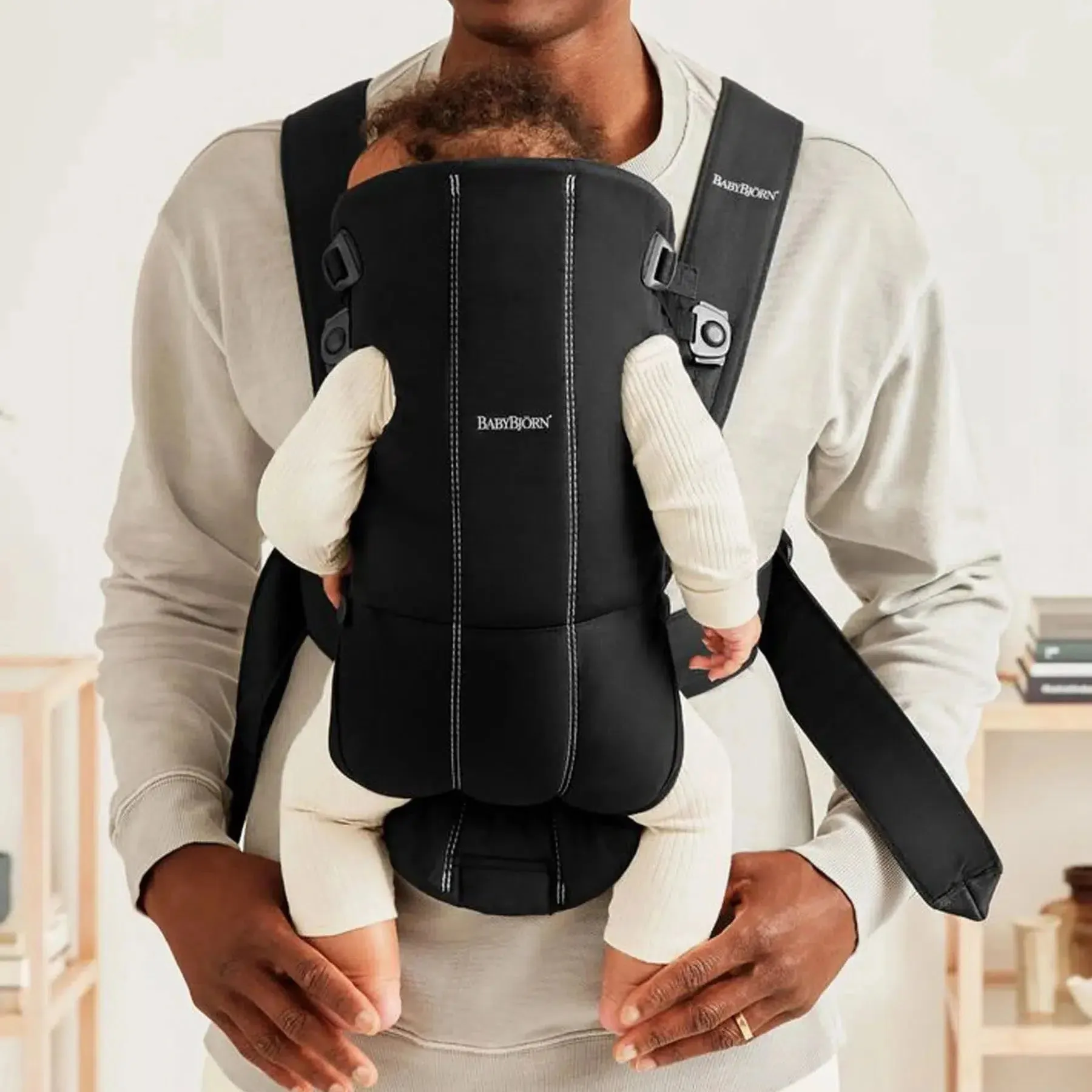 Baby Bjorn - Baby Carrier Mini - Black Woven