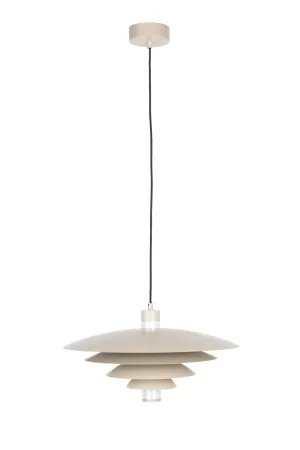 Beige Metal Pendant Lamp | Zuiver Cole