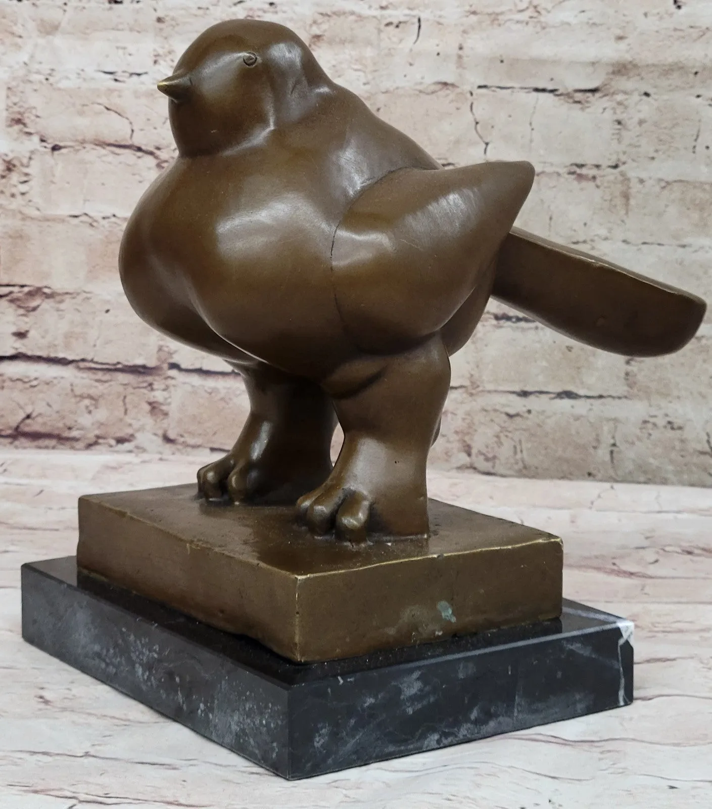 Bird by Fernando Botero @ Singapore River Museum Quality Bronze Sculpture Statue