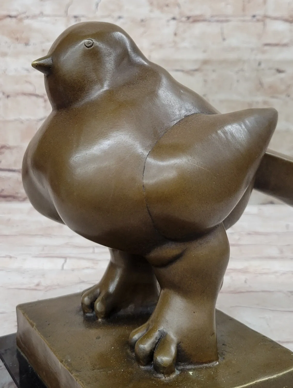 Bird by Fernando Botero @ Singapore River Museum Quality Bronze Sculpture Statue