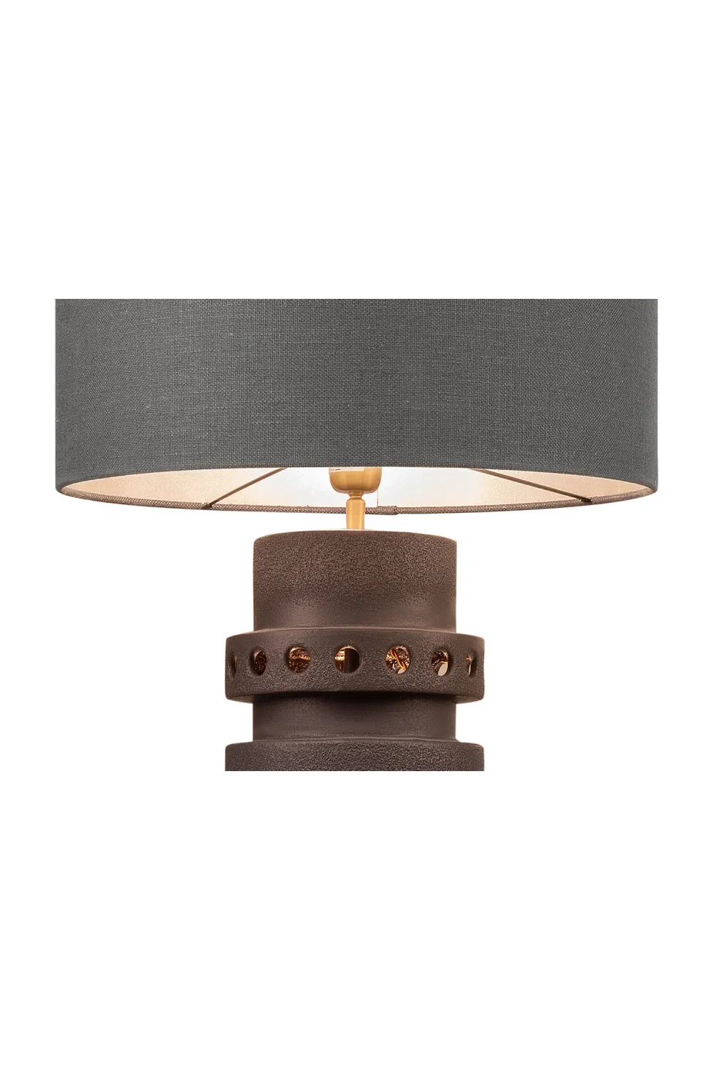 Black Earthenware Table Lamp | Versmissen Unfo