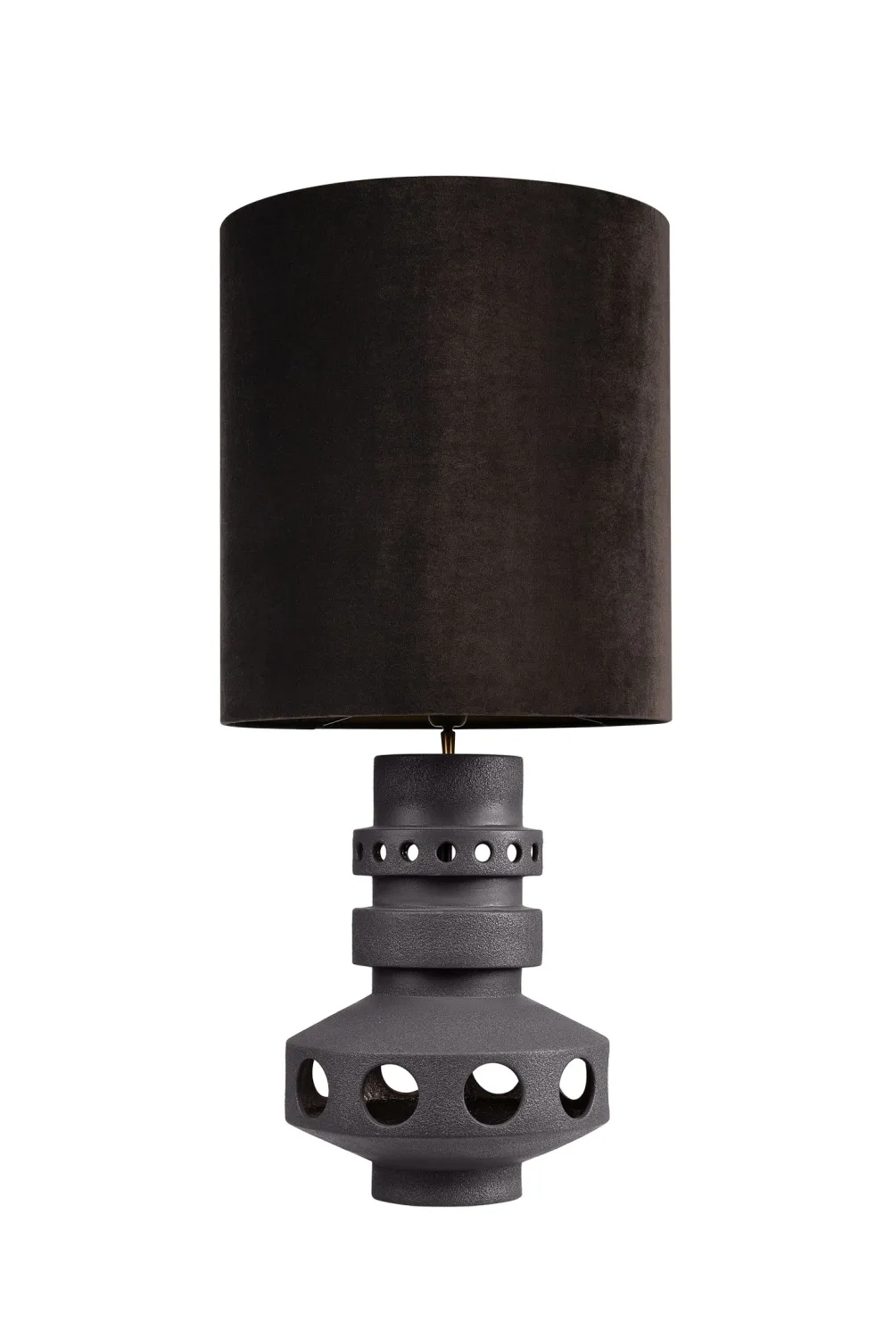 Black Earthenware Table Lamp | Versmissen Unfo