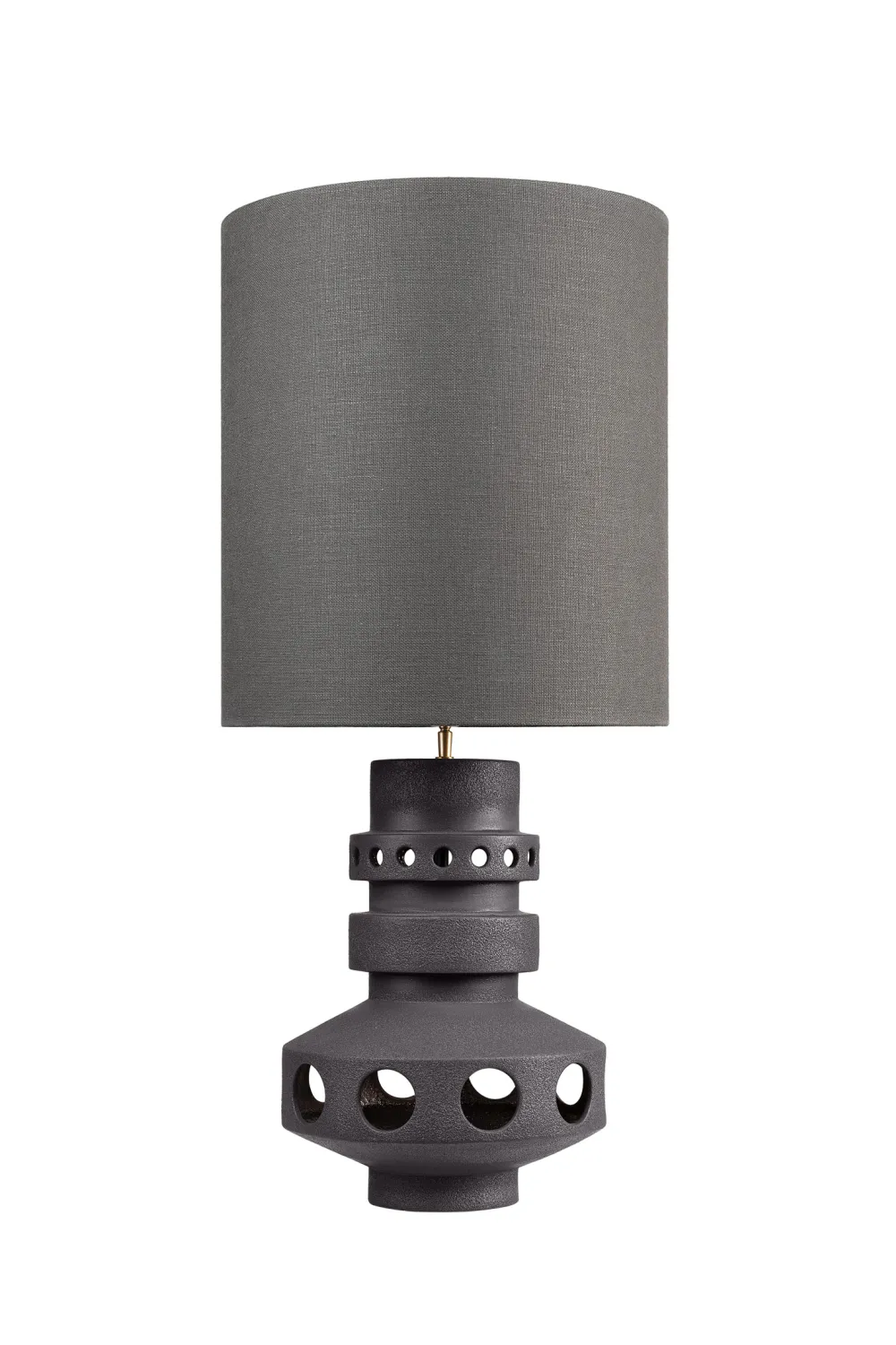 Black Earthenware Table Lamp | Versmissen Unfo