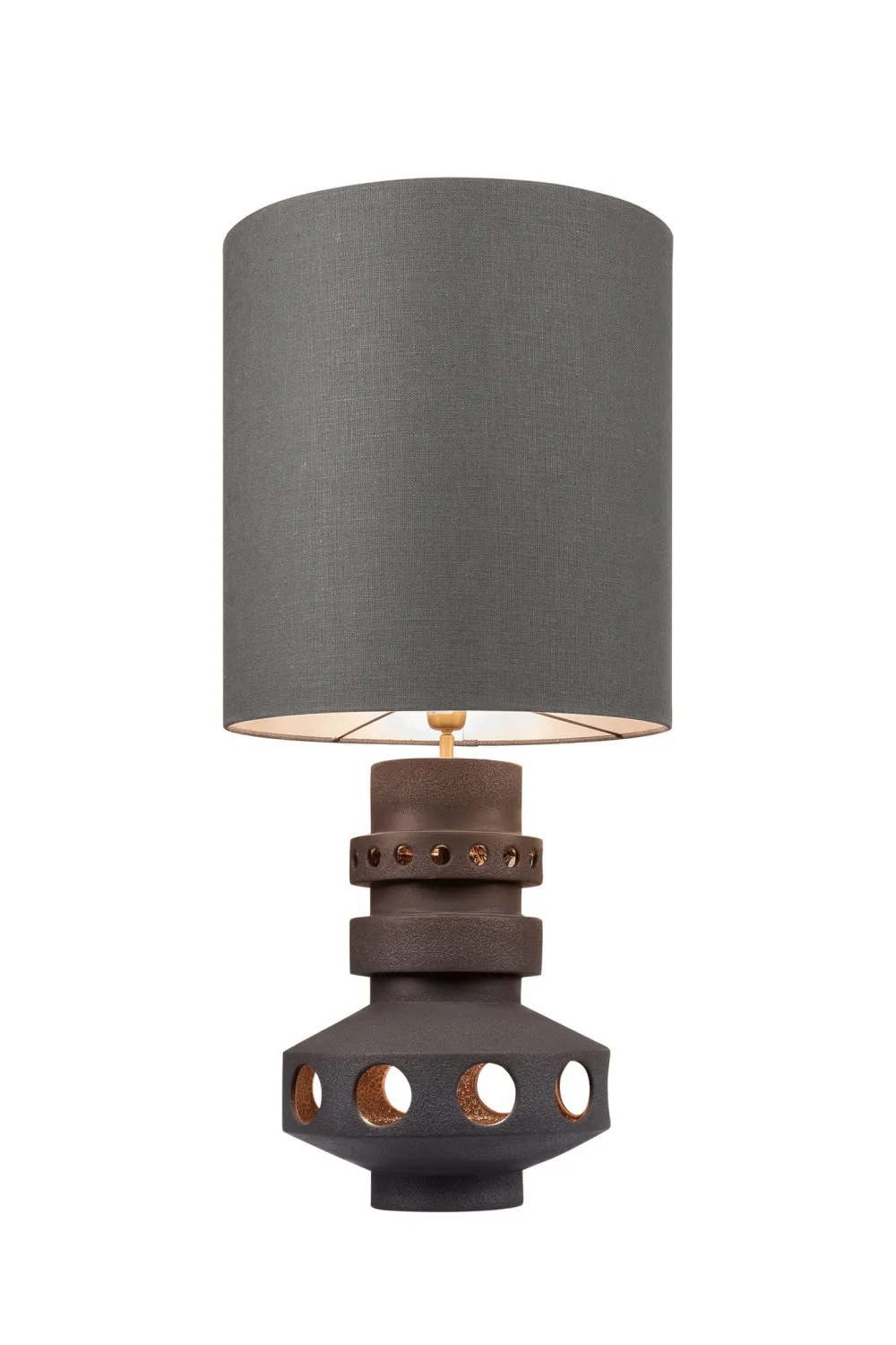 Black Earthenware Table Lamp | Versmissen Unfo