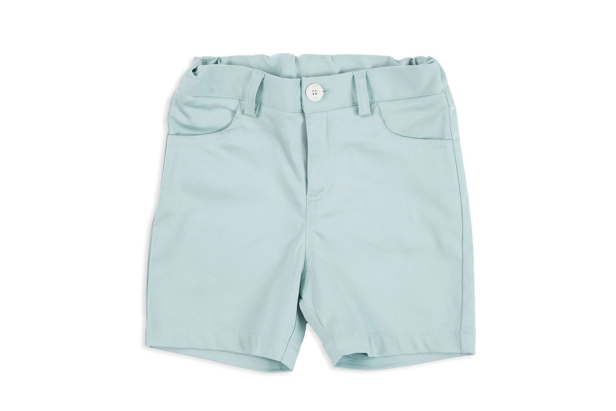 Boy Macedonia Light Teal Short