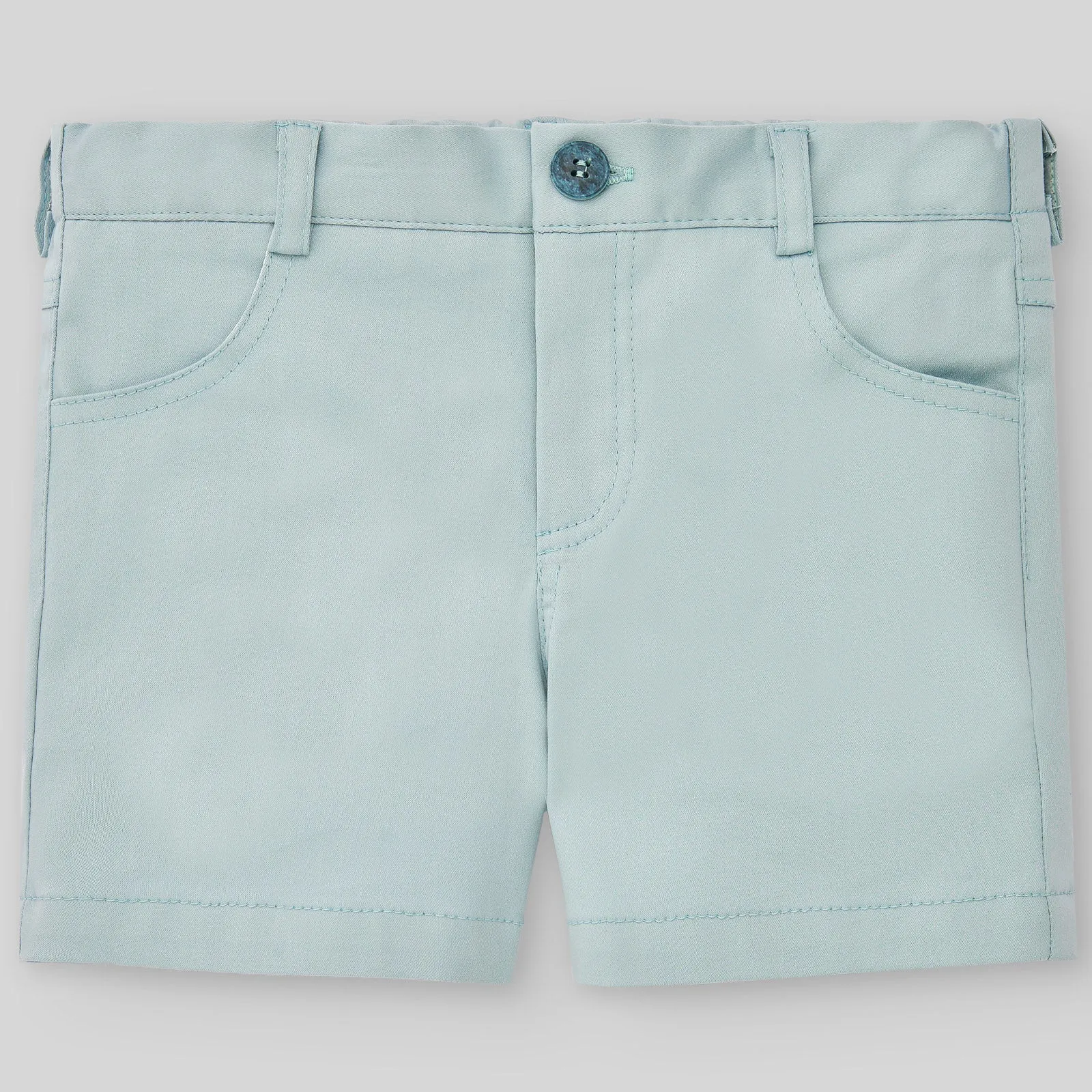 Boy Macedonia Light Teal Short