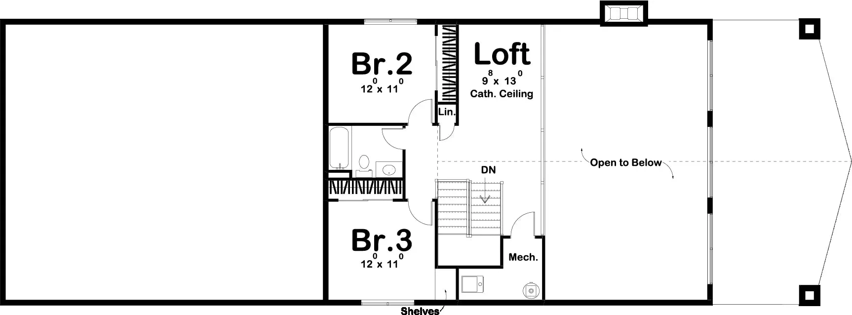 Charming 3-bedroom Barndominium Style House Plan with modern amenities.