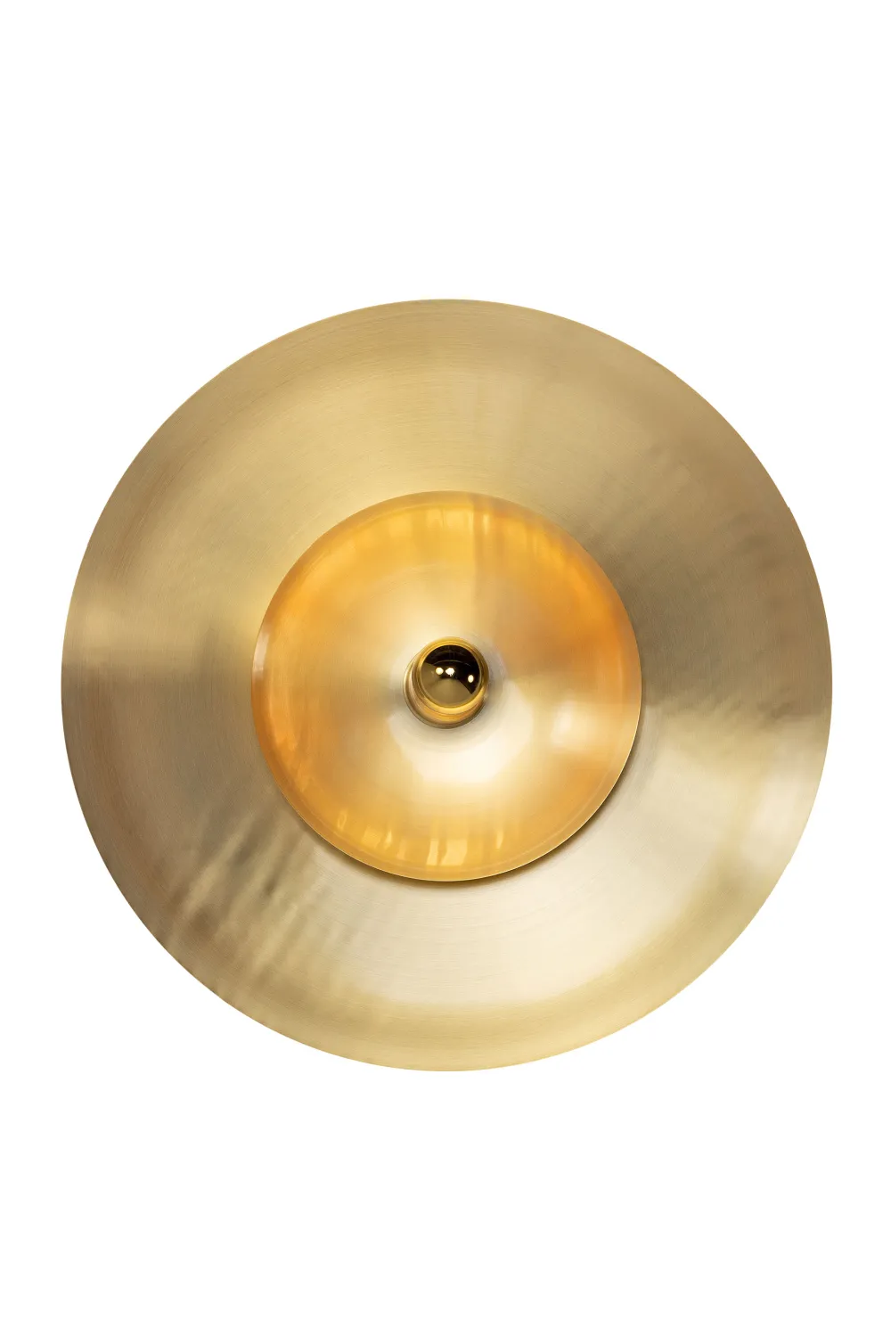 Circular Brass Wall Lamp L | Versmissen Zenith