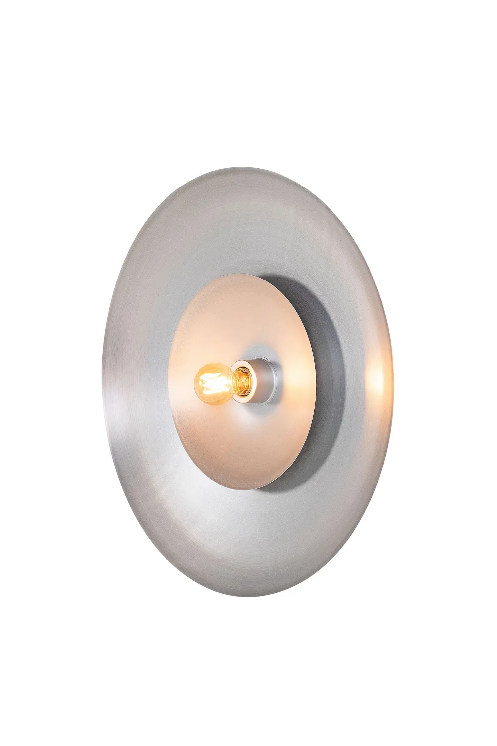 Circular Brass Wall Lamp L | Versmissen Zenith