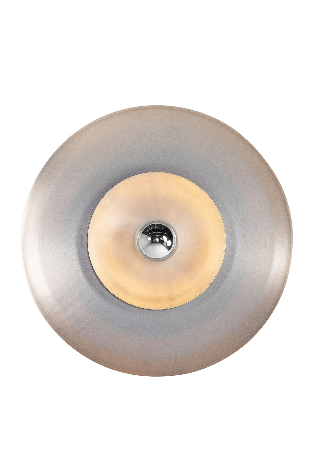 Circular Brass Wall Lamp L | Versmissen Zenith