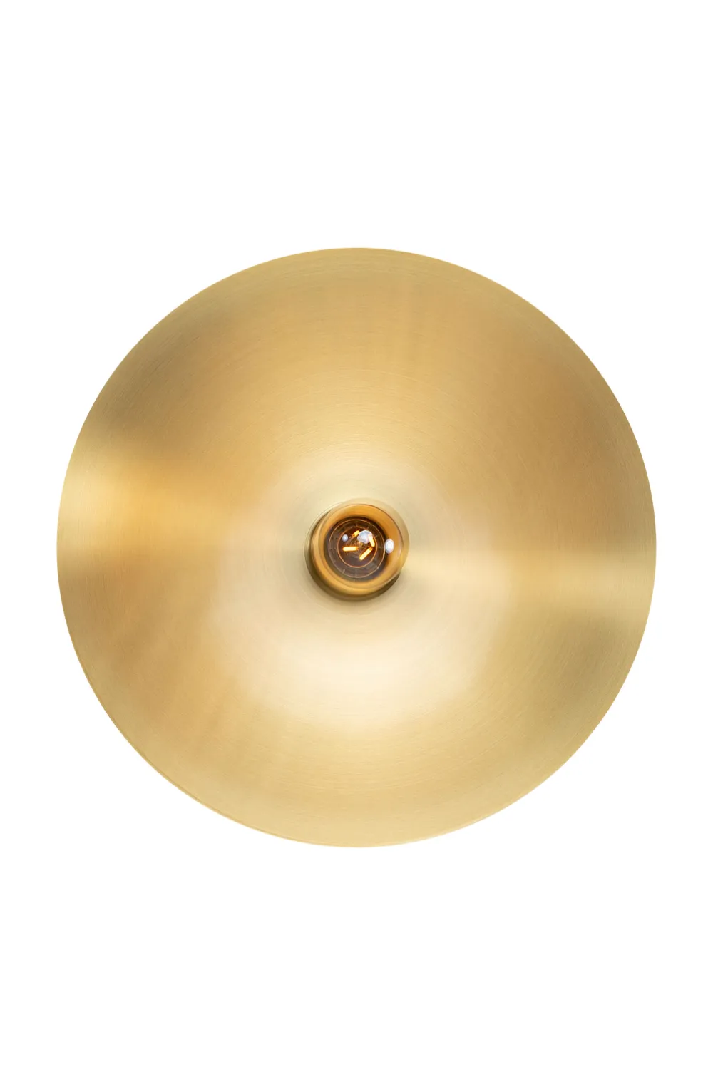 Circular Brass Wall Lamp S | Versmissen Zenith