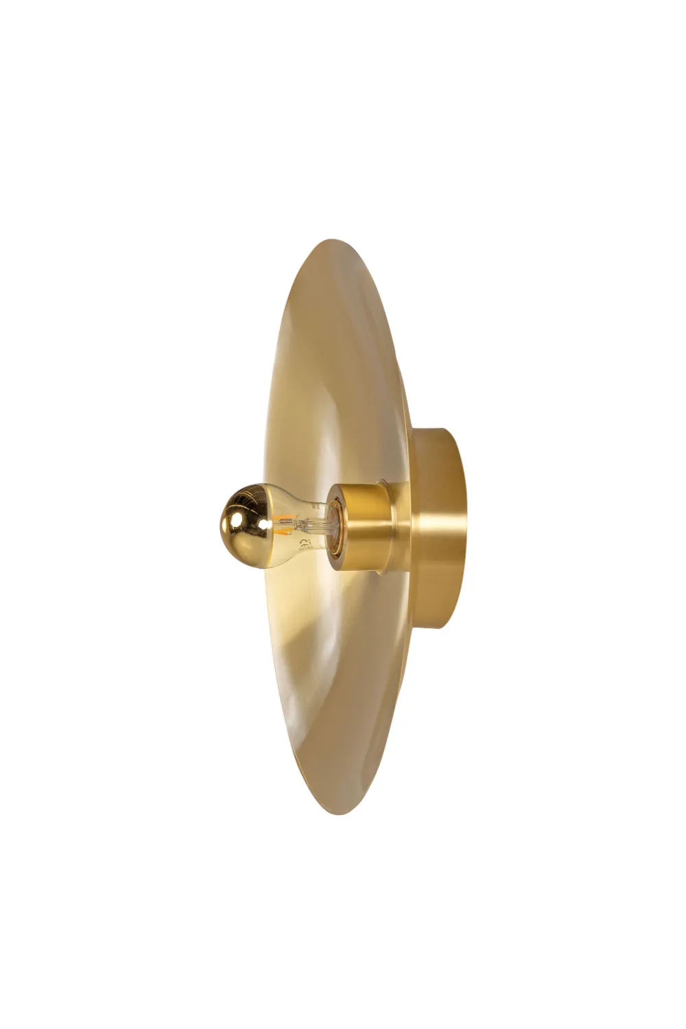 Circular Brass Wall Lamp S | Versmissen Zenith