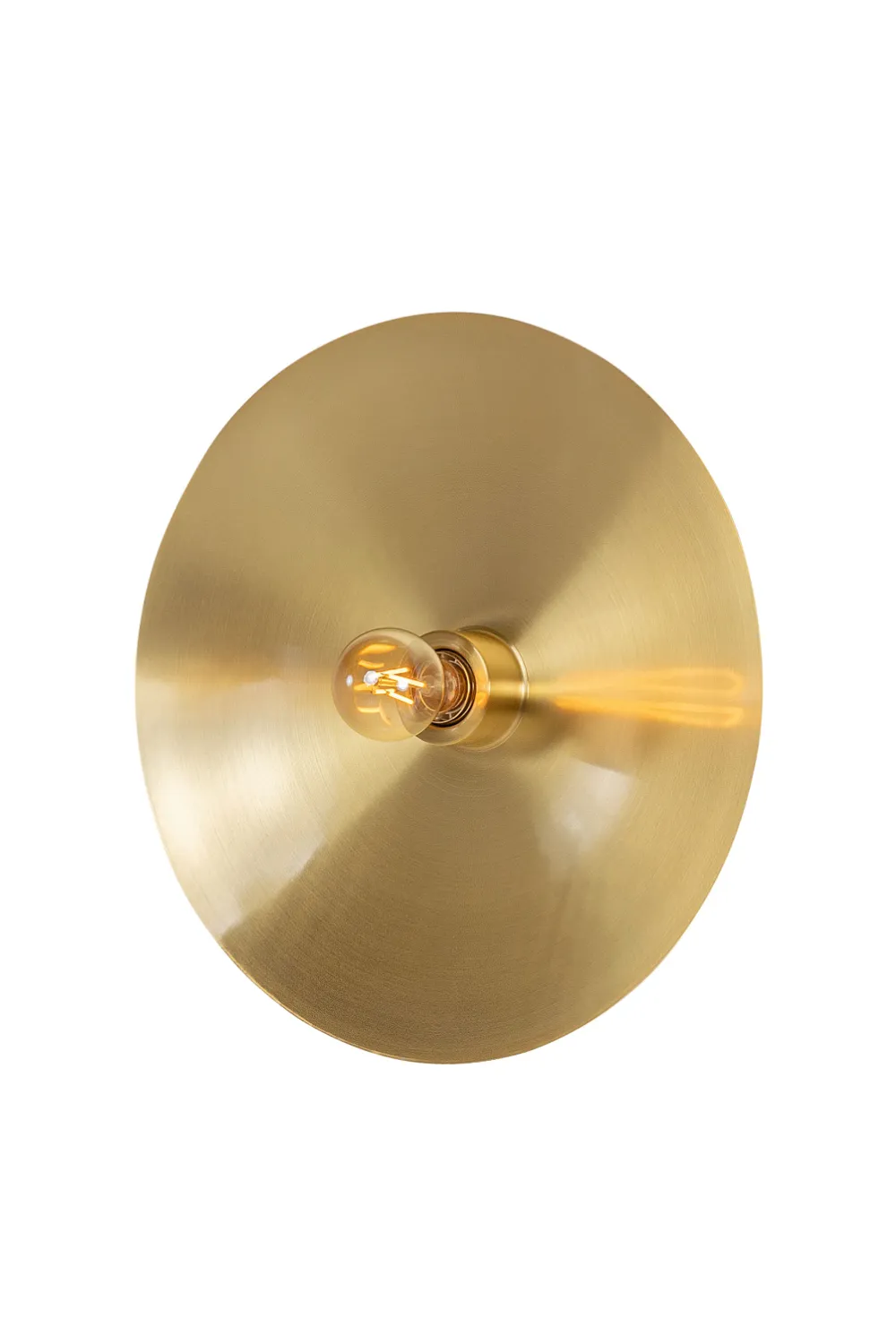 Circular Brass Wall Lamp S | Versmissen Zenith