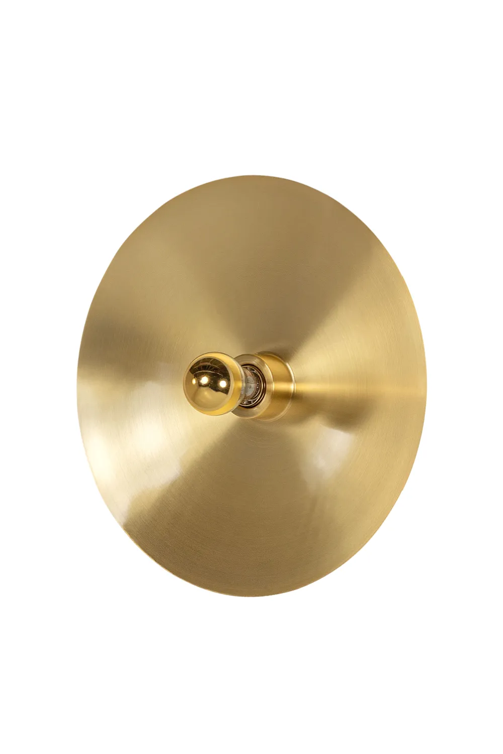 Circular Brass Wall Lamp S | Versmissen Zenith