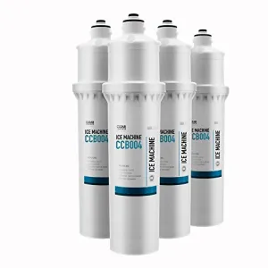 Clear Choice Ice Filtration System Replacement Cartridge for Everpure EV961232 i4000 i4000 EV9612-32 Also Compatible with CUNO CFS9112EL-S, EcoLab 9320-2404 93202404, Manitowoc AR-4000, 4-Pack