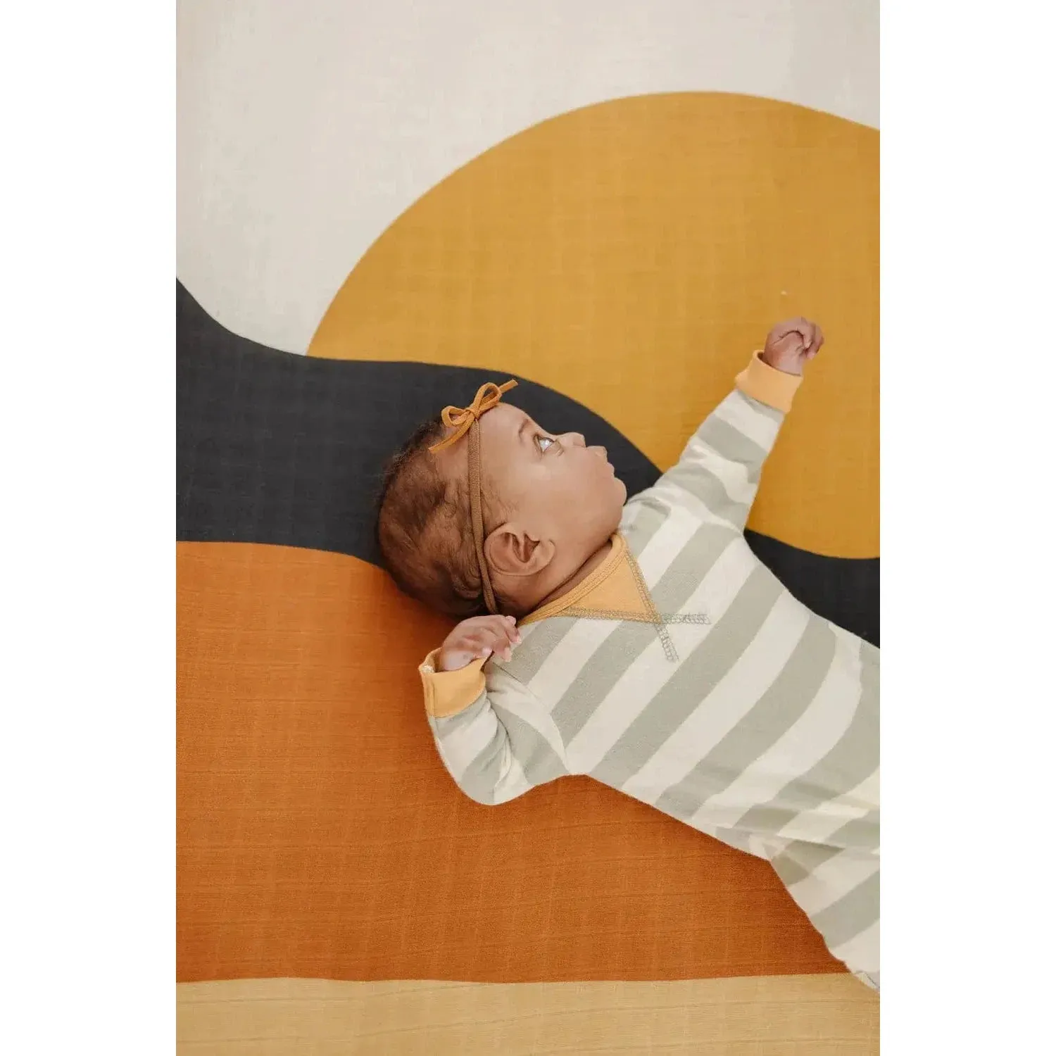 Clementine Kids - Cotton Muslin Crib Sheet - Sunset