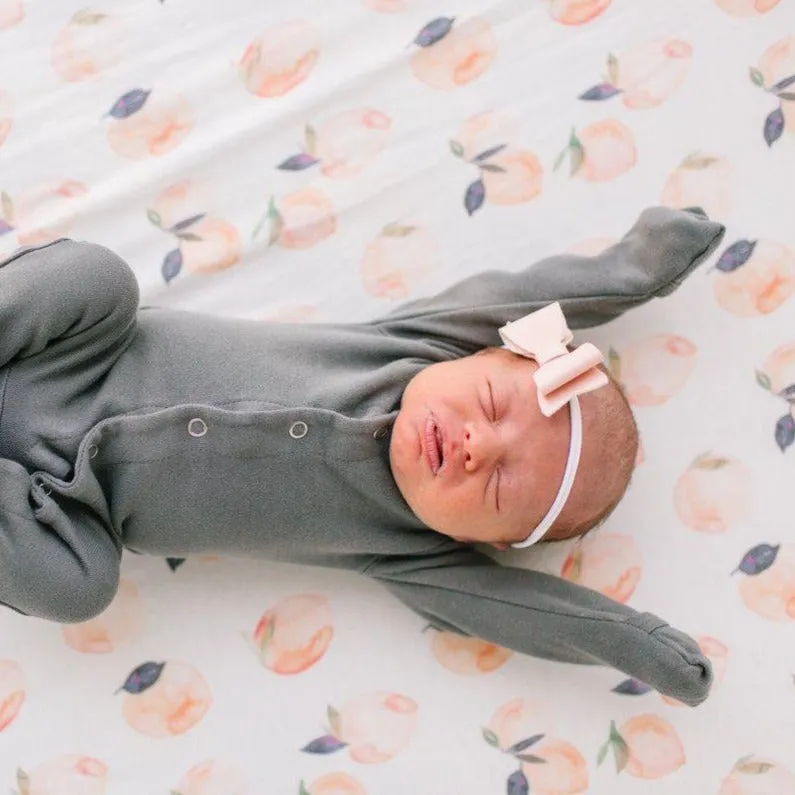 Copper Pearl - Premium Crib Sheet - Caroline