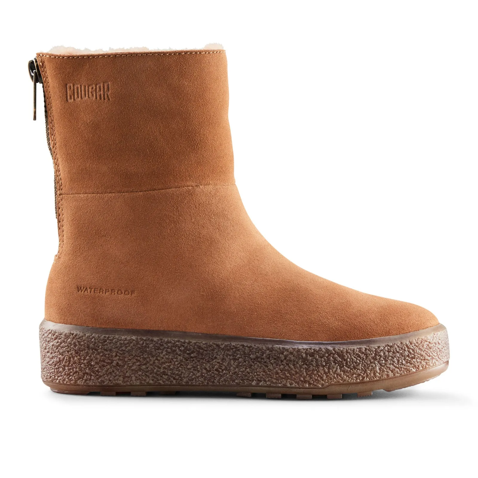 Cougar Button Winter Boot (Women) - Oak Suede