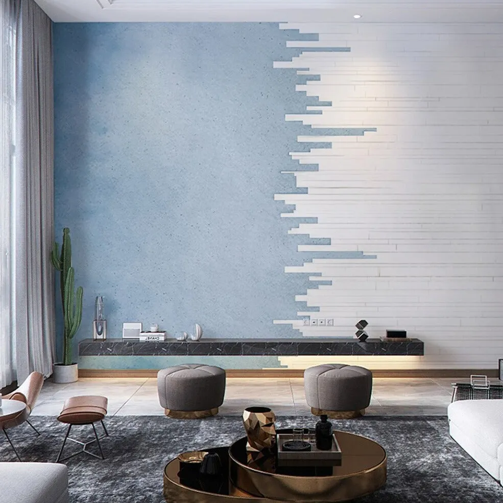 Custom Mural Geometric Abstract Art Wallpaper (㎡)