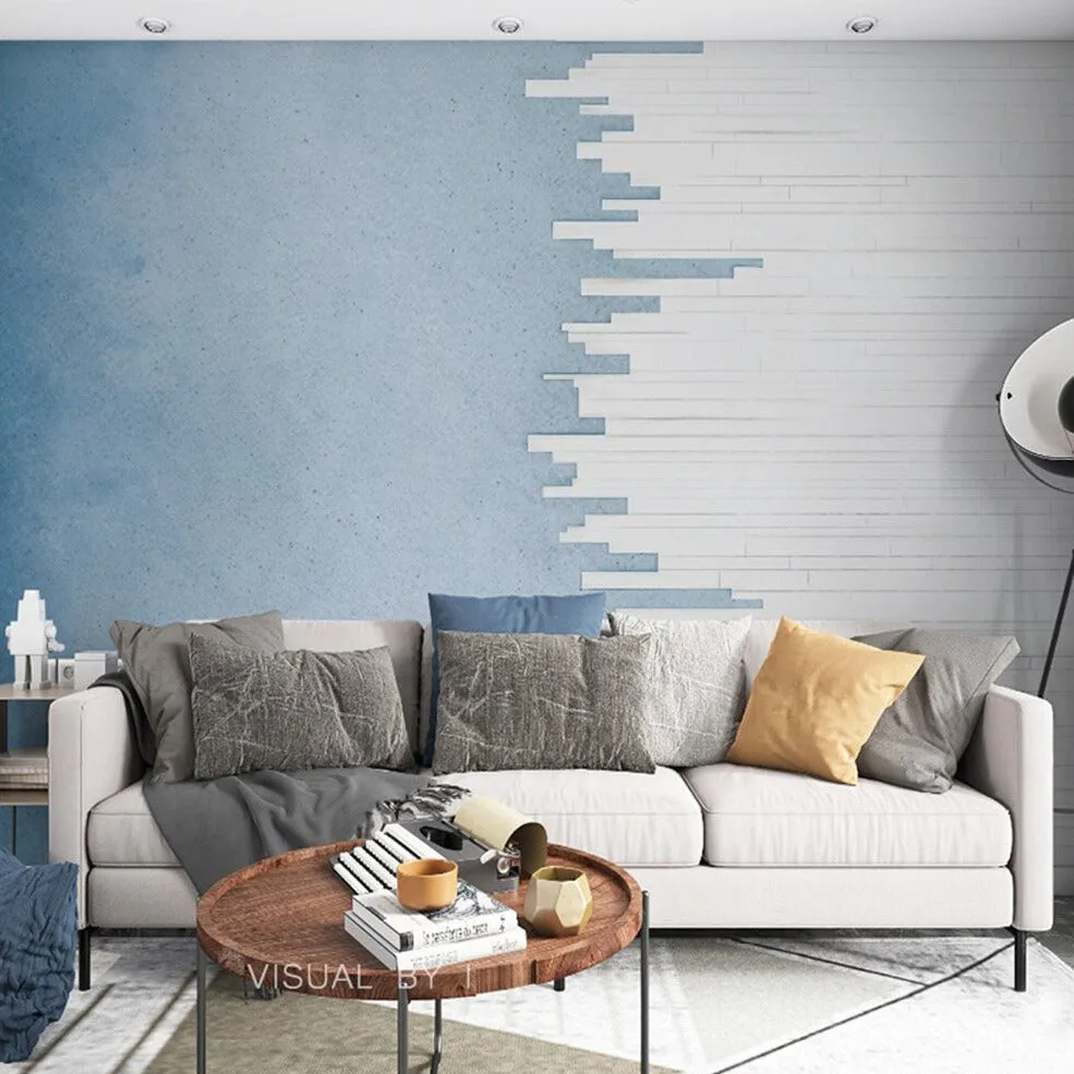 Custom Mural Geometric Abstract Art Wallpaper (㎡)