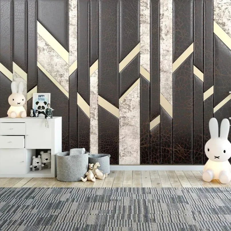 Custom Mural Wallpaper Modern Fashion Geometric Pattern (㎡)