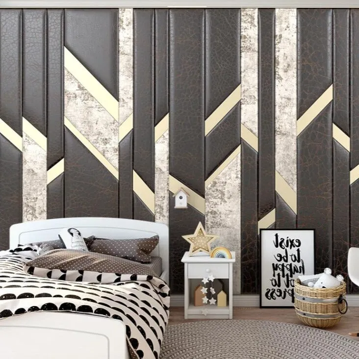 Custom Mural Wallpaper Modern Fashion Geometric Pattern (㎡)