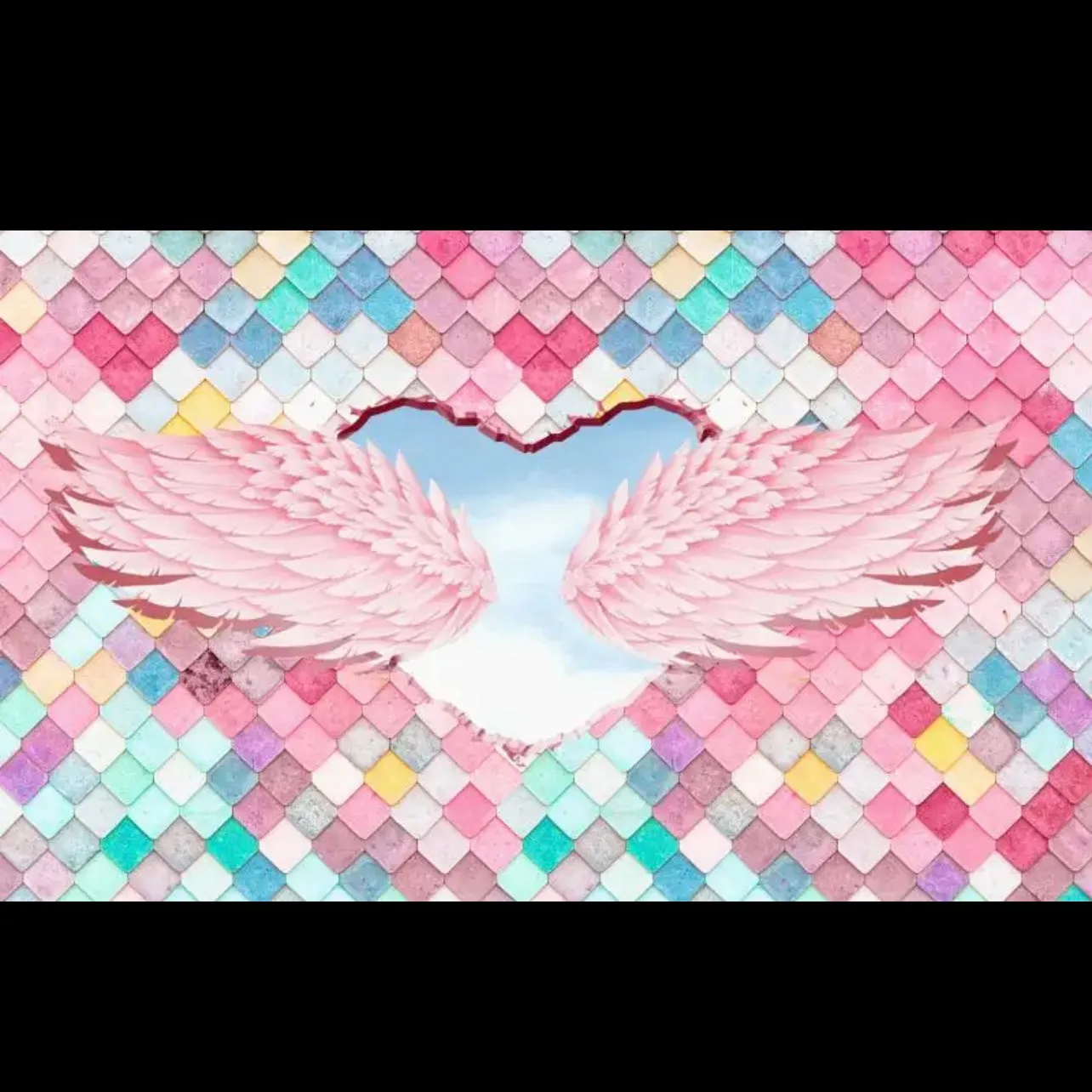 Custom Wallpaper Angel Wings Wall Mural (㎡)