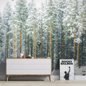 Custom Wallpaper Mural Forest Bird Scenery (㎡)