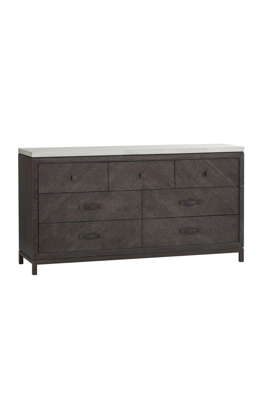 Dark Oak Veneer Chest of Drawers | Andrew Martin Emerson