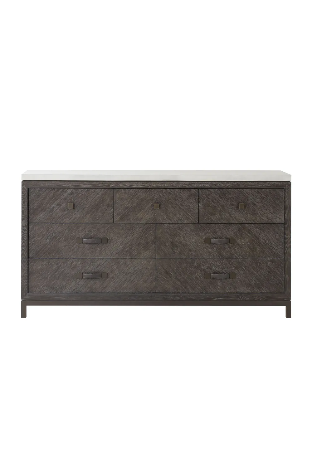 Dark Oak Veneer Chest of Drawers | Andrew Martin Emerson