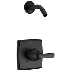 DELTA FAUCET T14264-BLLHD Ashlyn Monitor 14 Series Trim-Less Head Shower Only, Matte Black