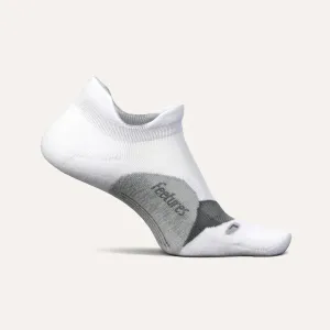 Feetures Elite Light Cushion No Show Tab Sock - White