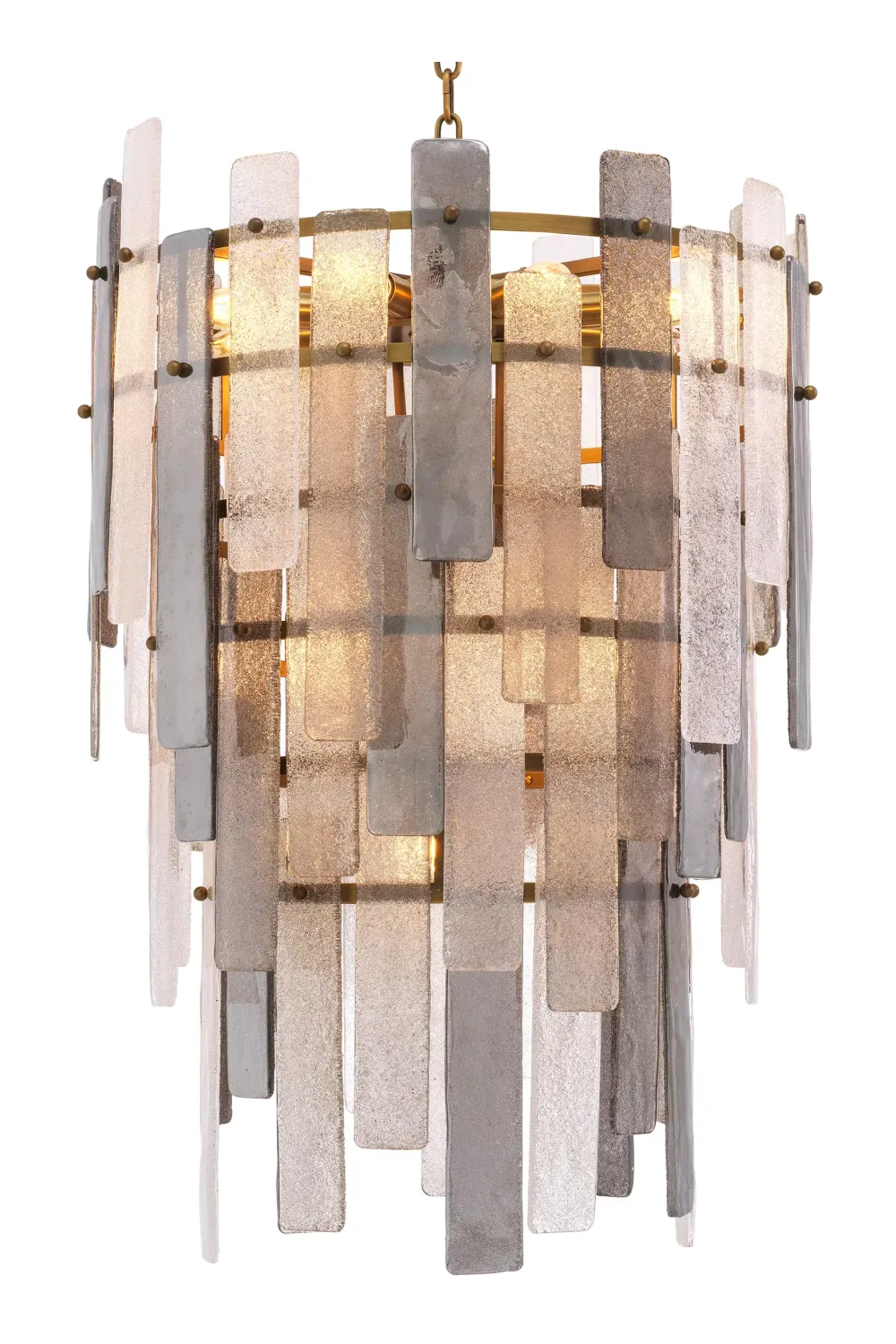 Glass Sheets Contemporary Chandelier | Eichholtz Greyson