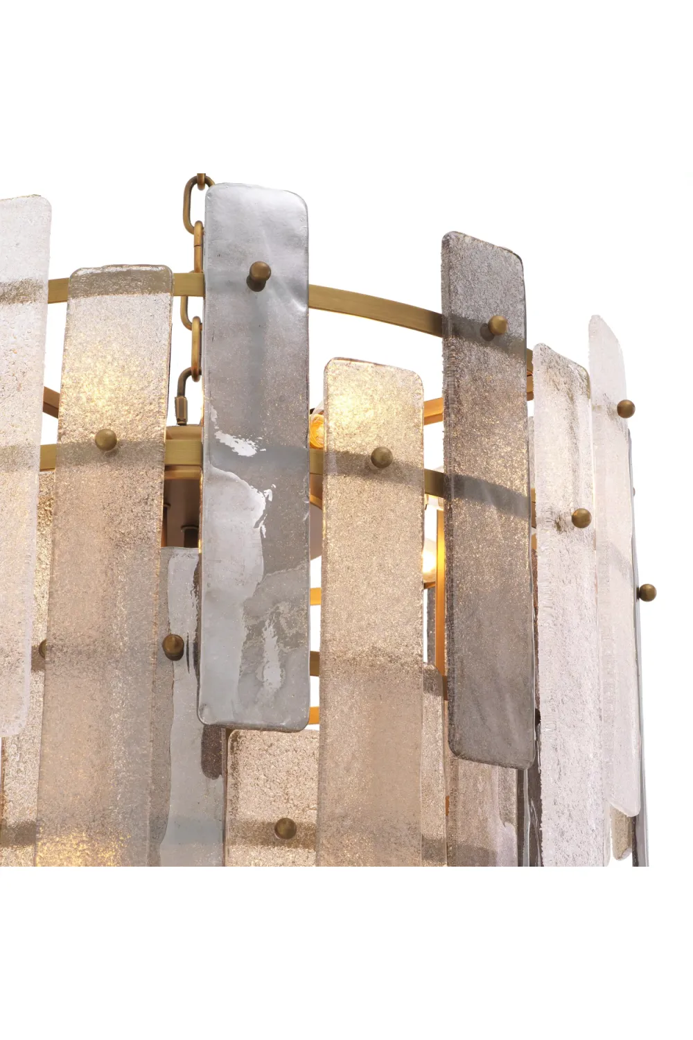 Glass Sheets Contemporary Chandelier | Eichholtz Greyson