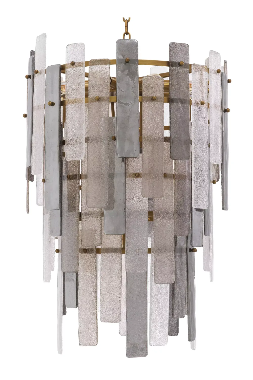 Glass Sheets Contemporary Chandelier | Eichholtz Greyson