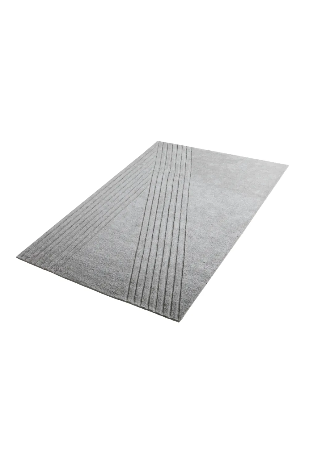 Gray Wool Area Rug | WOUD Kyoto