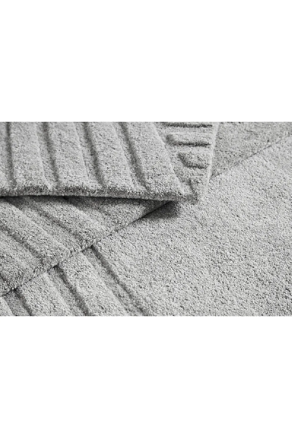 Gray Wool Area Rug | WOUD Kyoto