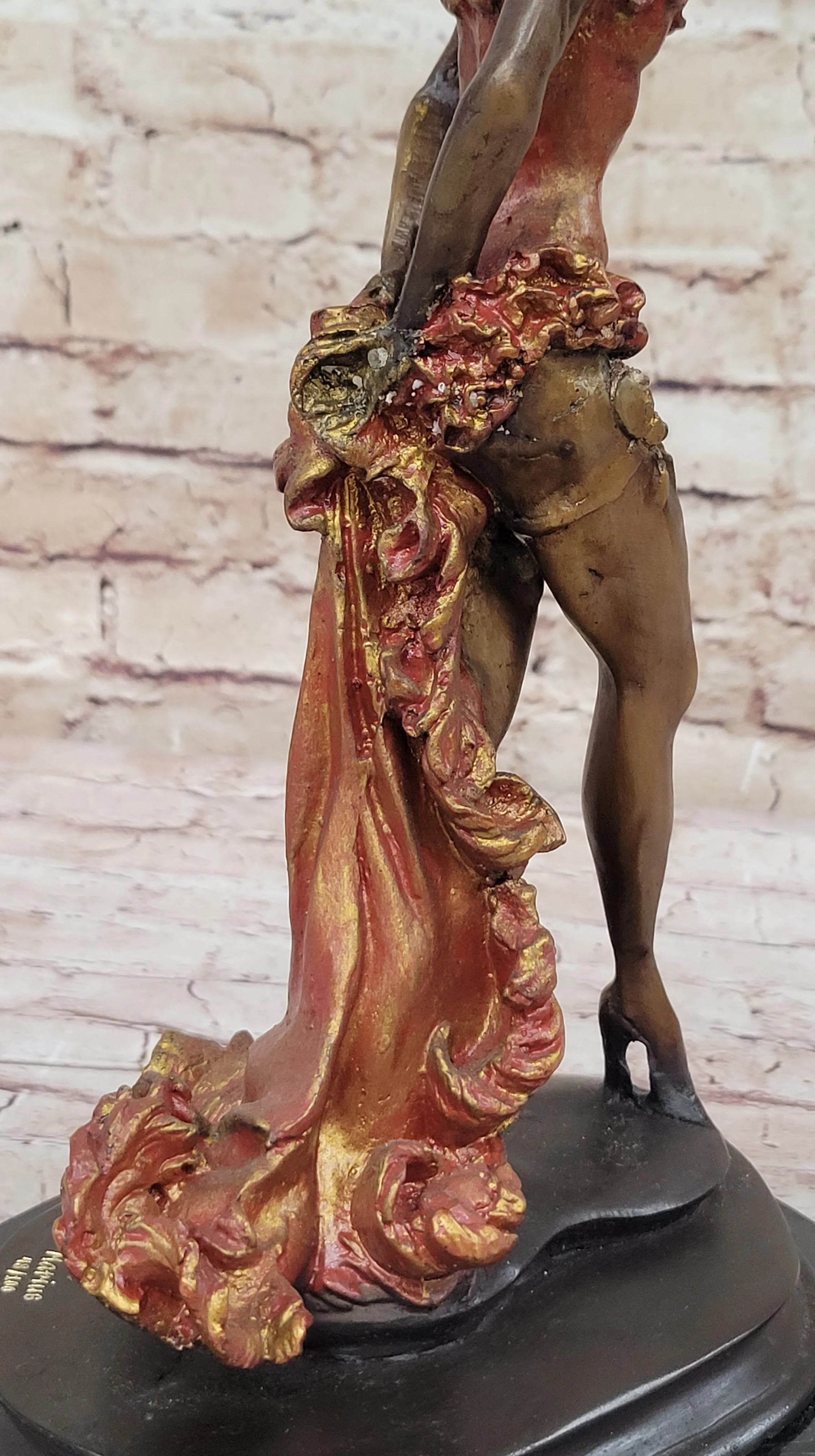 Hot Cast Handcrafted Spanish Dancer Bronze Sculpture Home Office Decor LTD EDT