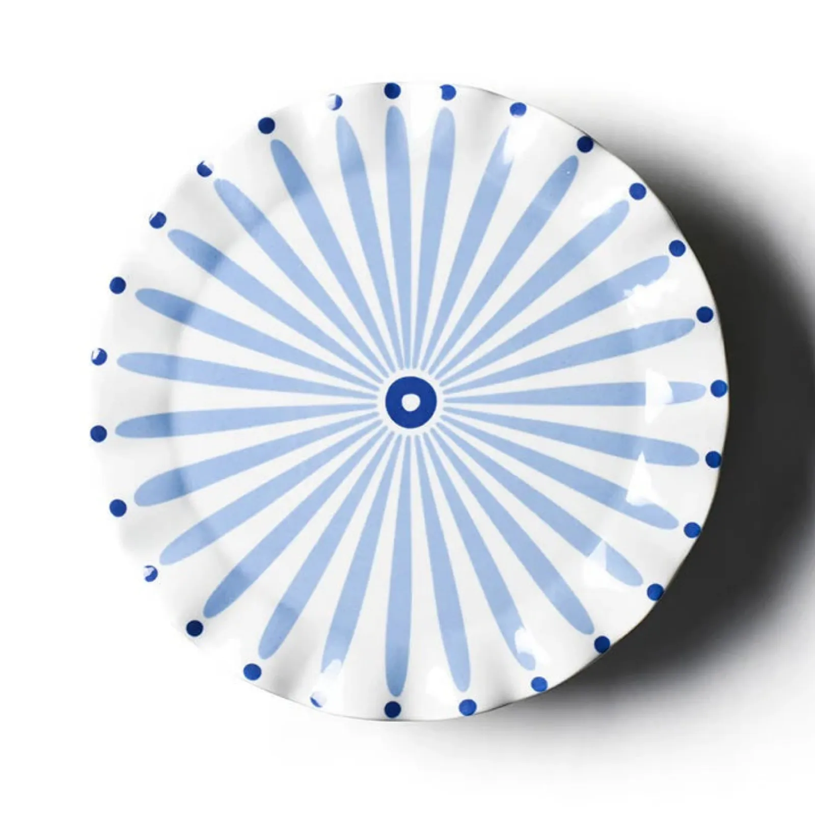 Iris Blue Burst Cake Stand