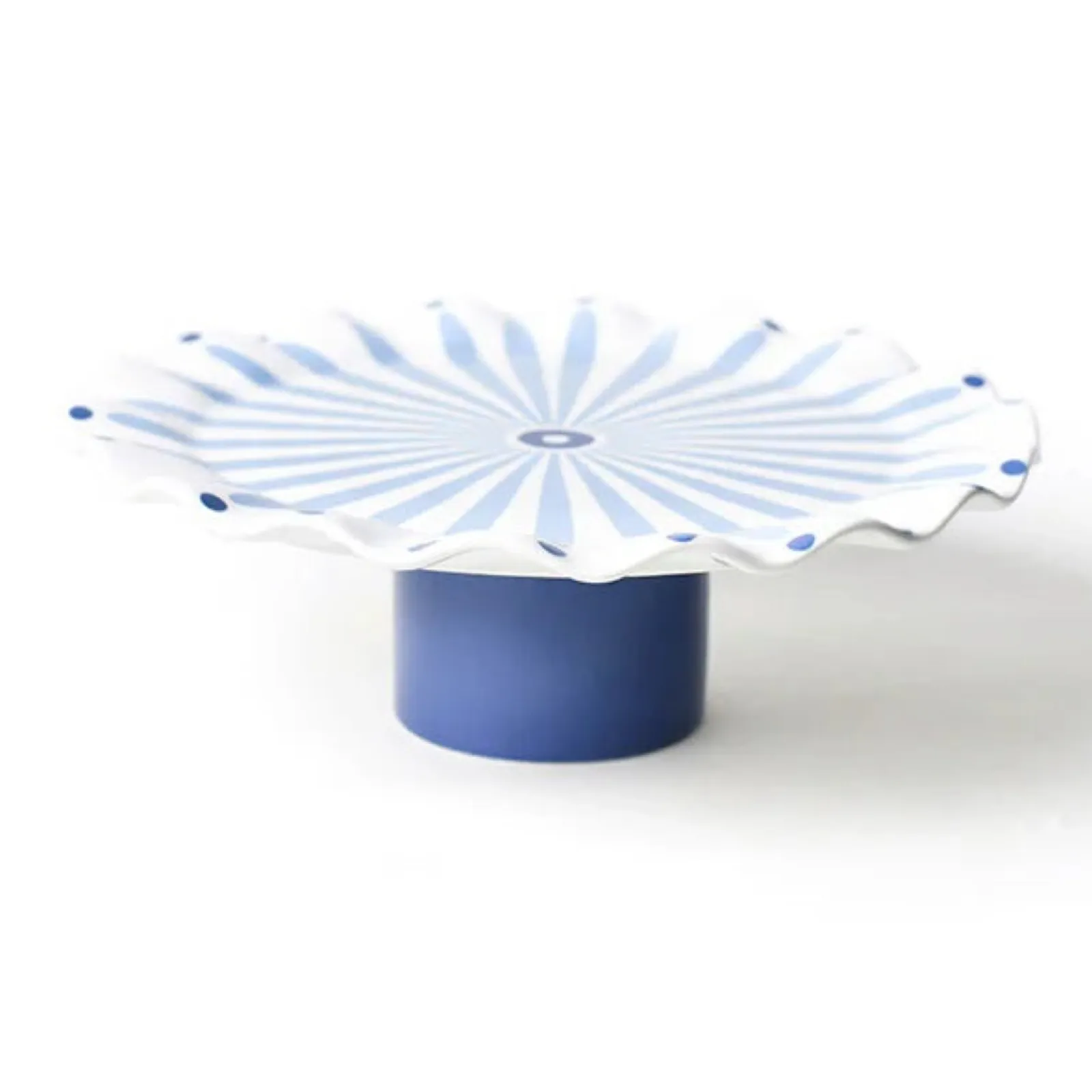 Iris Blue Burst Cake Stand